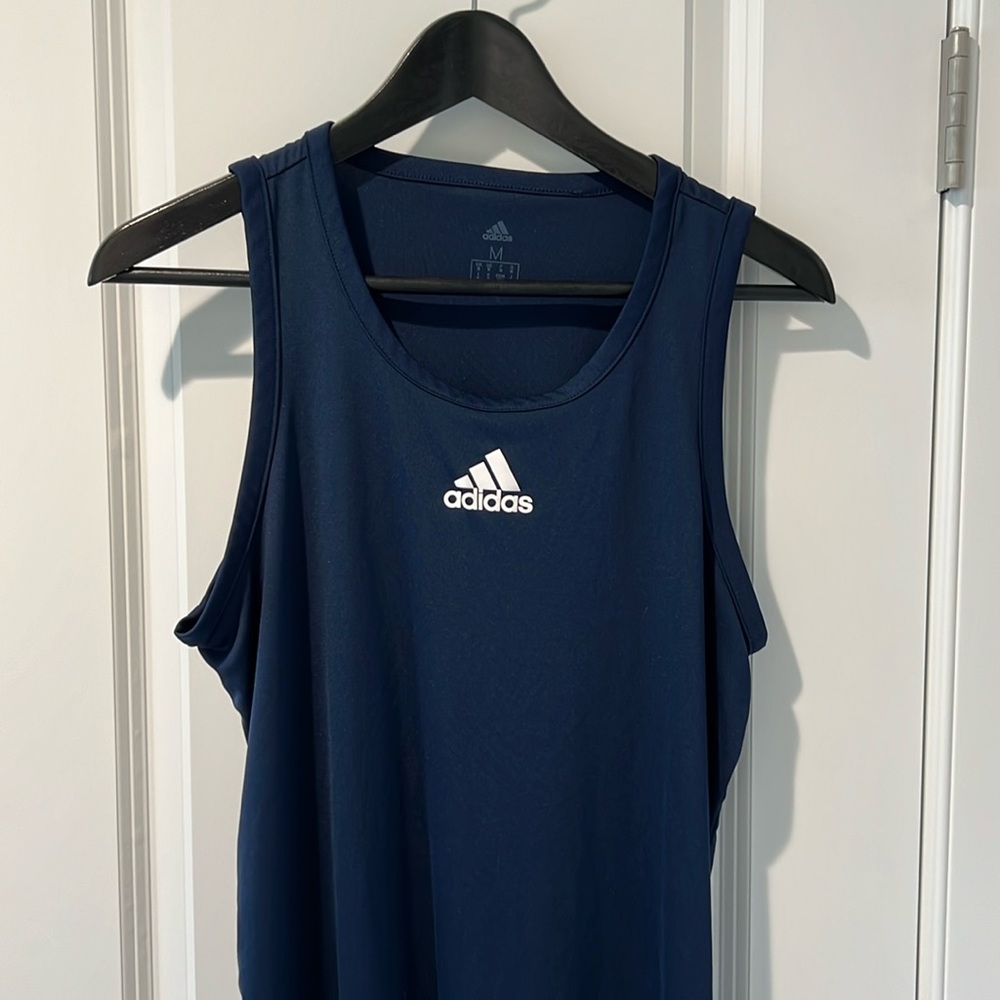 Dark blue Adidas tank
